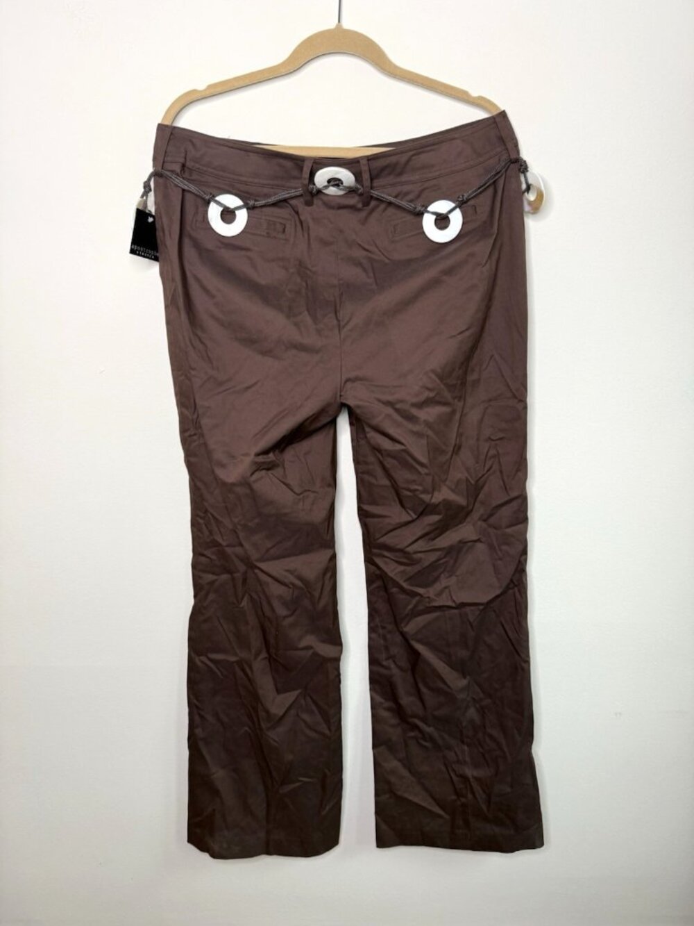 Deadstock Vintage 90s Wide Leg Pants Baggy Belt Streetwear